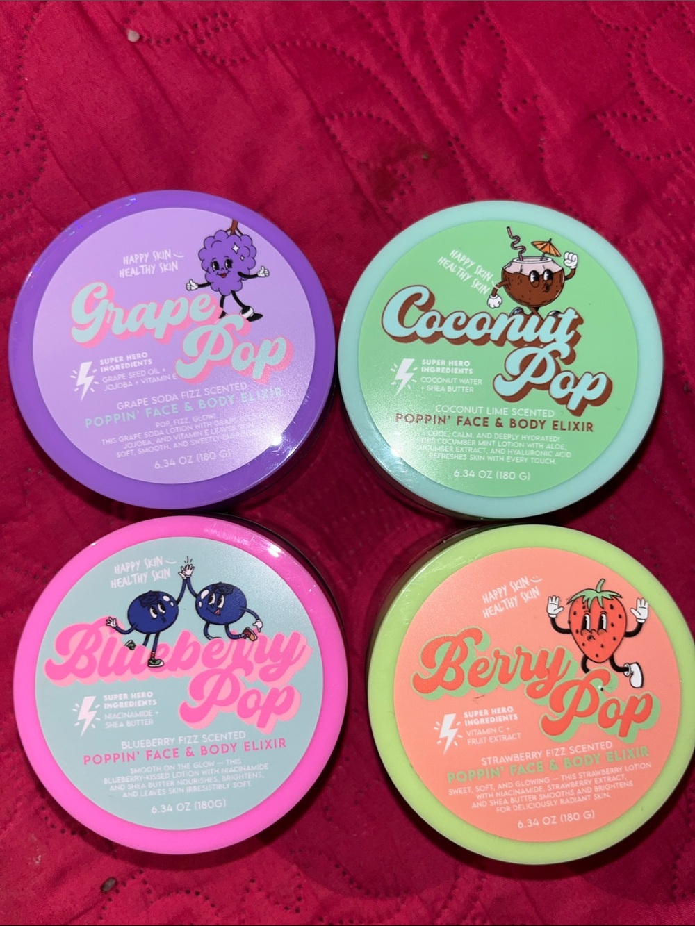 Pop Poppin' Face & Body Elixir - Pink (Blueberry Pop)